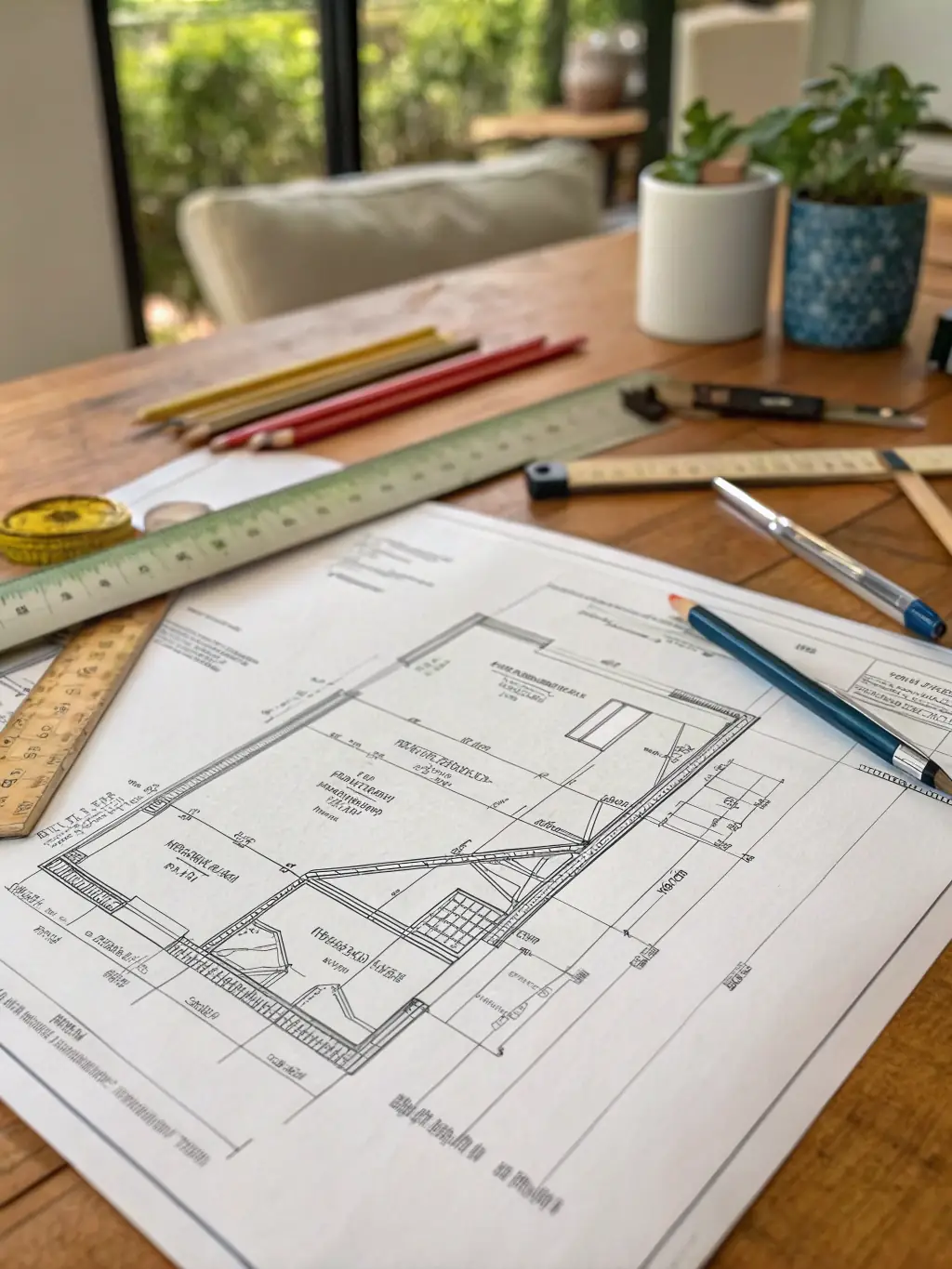 A detailed blueprint of a construction project, highlighting the comprehensive solutions provided by HidroBrix.