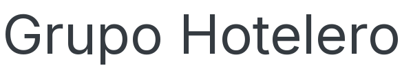 Logo Grupo Hotelero